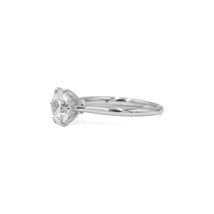 Platinum 6-Prong Solitaire