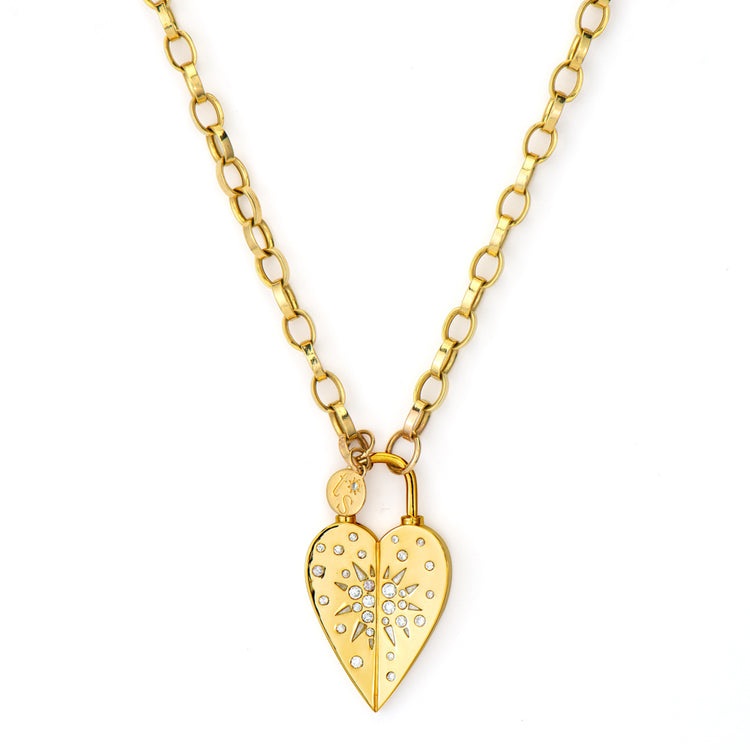 Love Explosion Heart Pendant by Three Stories Jewelry