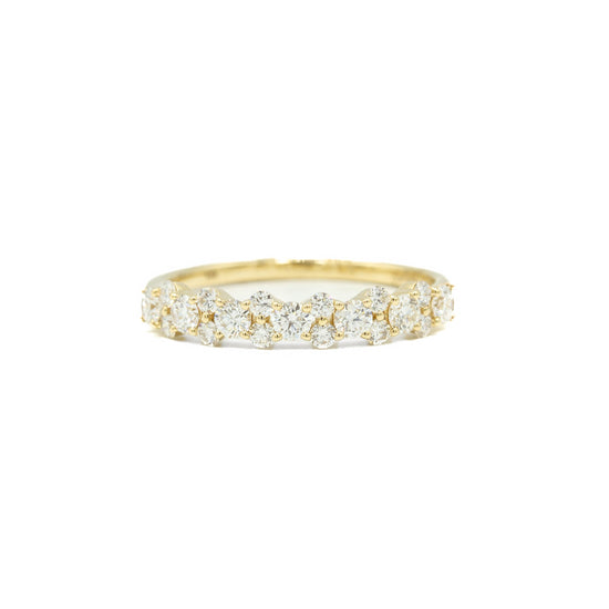 14ky .55ctw Double Diamond Band