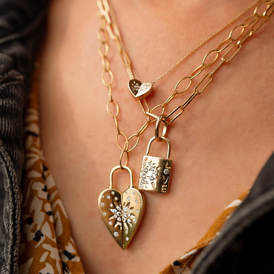 Love Explosion Heart Pendant by Three Stories Jewelry