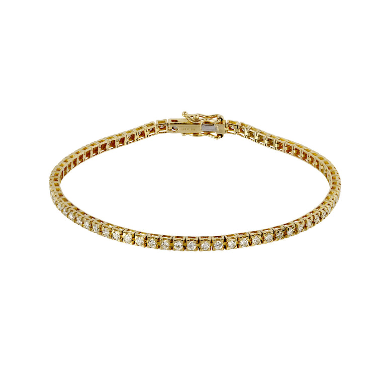 14ky 2.00ctw Diamond Tennis Bracelet