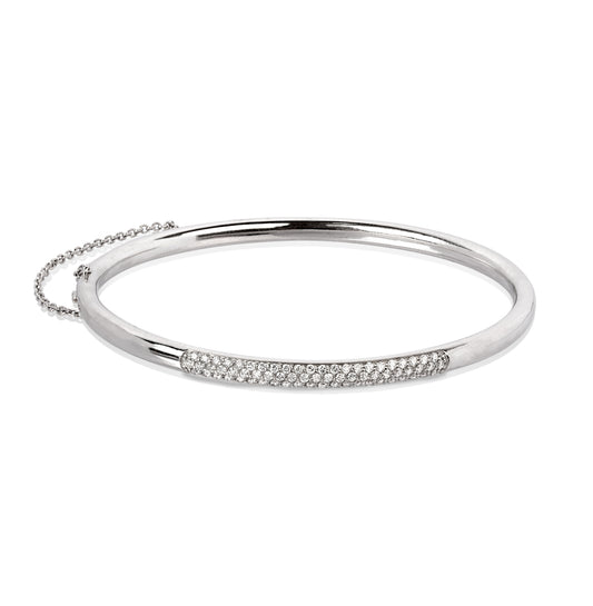 14kw .50ctw Micro Pave Diamond Bangle