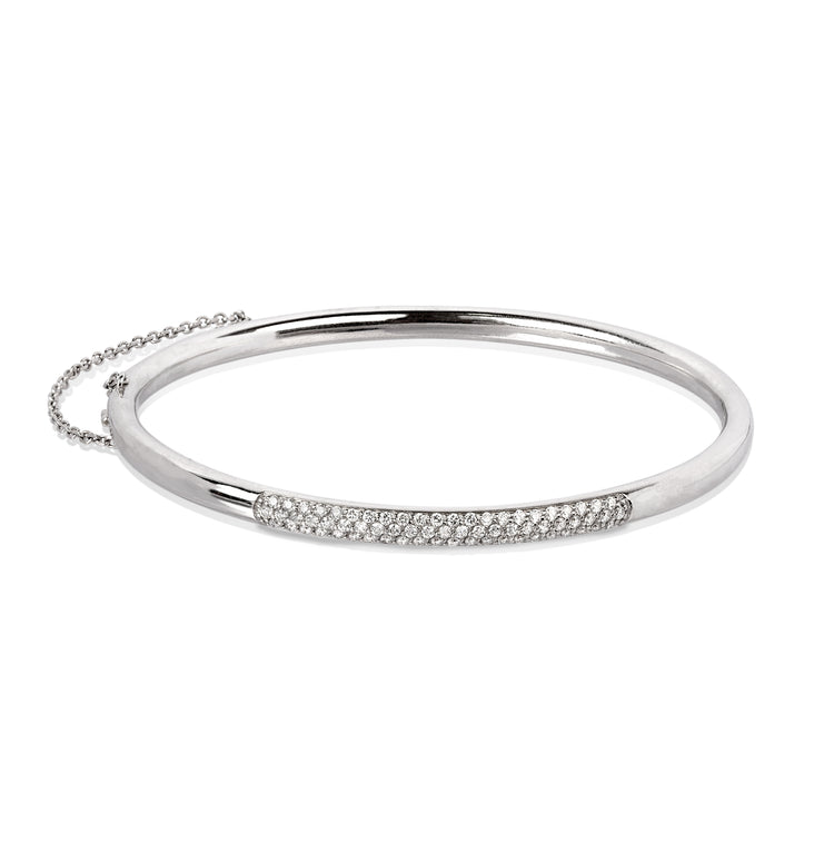 14kw .50ctw Micro Pave Diamond Bangle