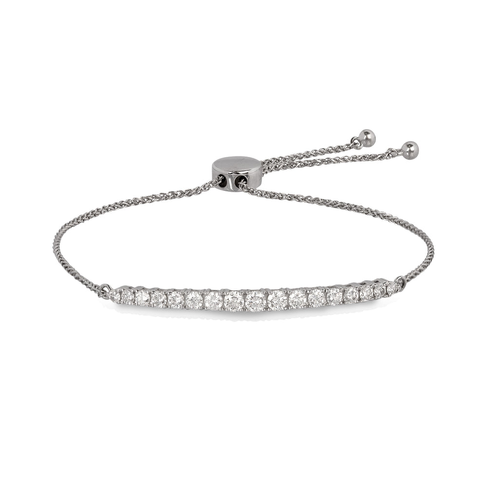 14kw 1.50ctw Bolo Lab Diamonds Bracelet