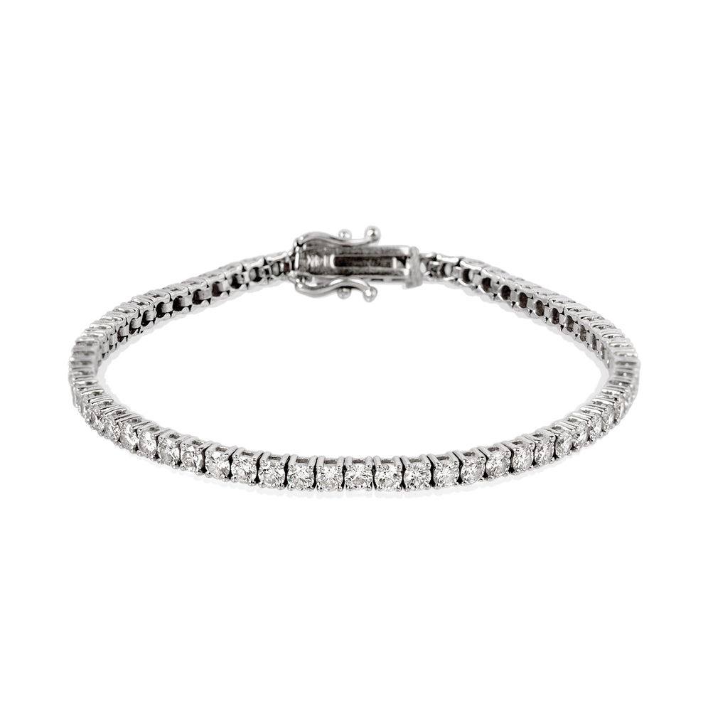 14kw 4.85ctw Lab Diamond Tennis Bracelet