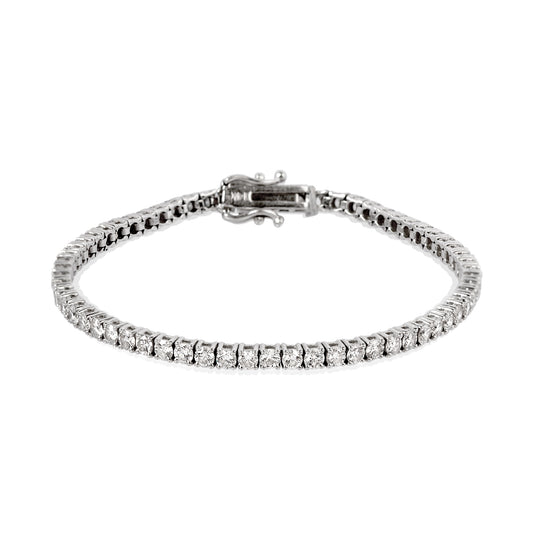 14kw 4.85ctw Lab Diamond Tennis Bracelet
