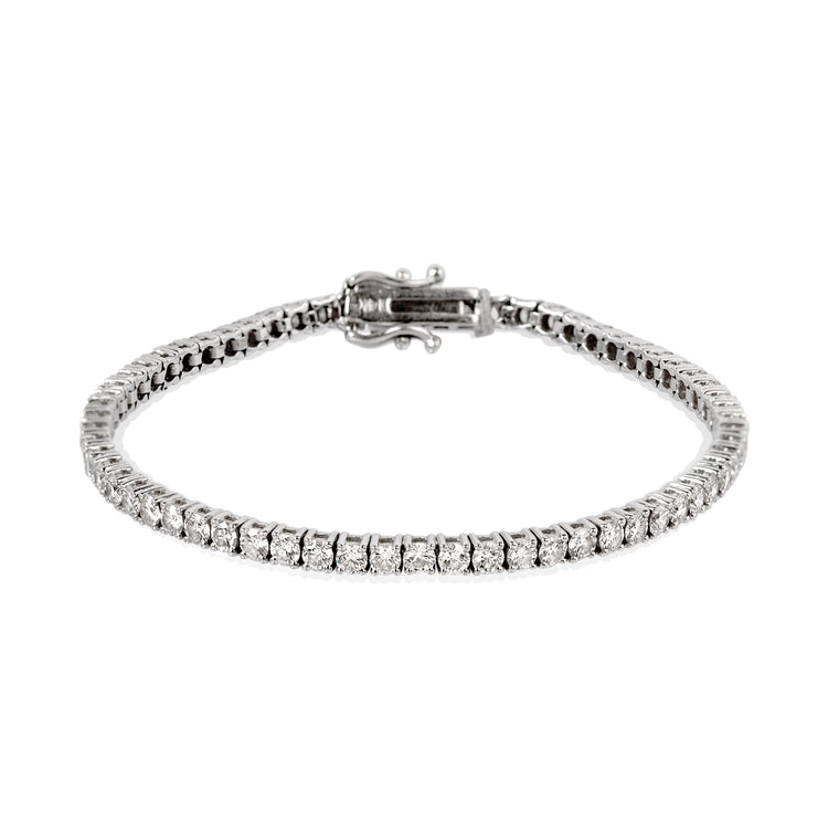 14kw 4.85ctw Lab Diamond Tennis Bracelet