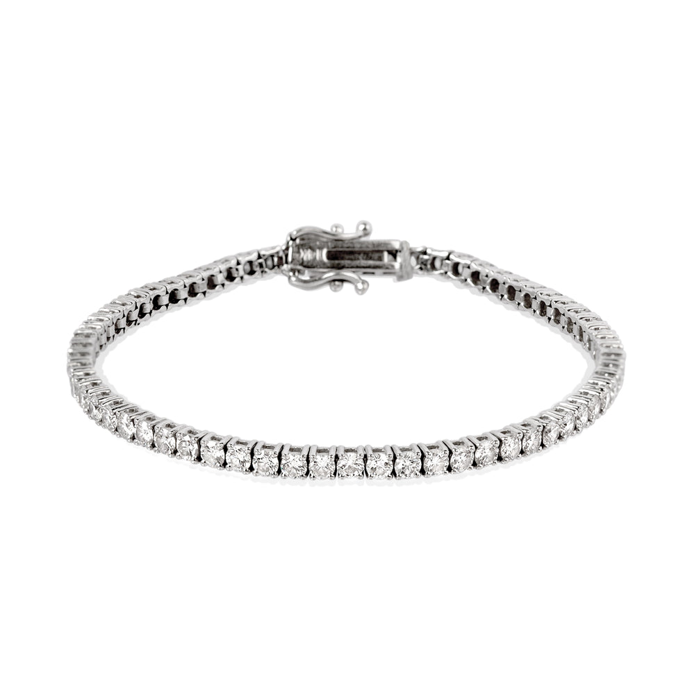 14kw 4.85ctw Lab Diamond Tennis Bracelet