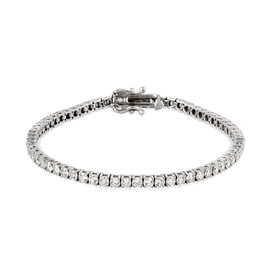 14kw 4.85ctw Lab Diamond Tennis Bracelet