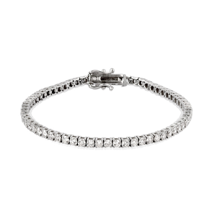 14kw 4.85ctw Lab Diamond Tennis Bracelet