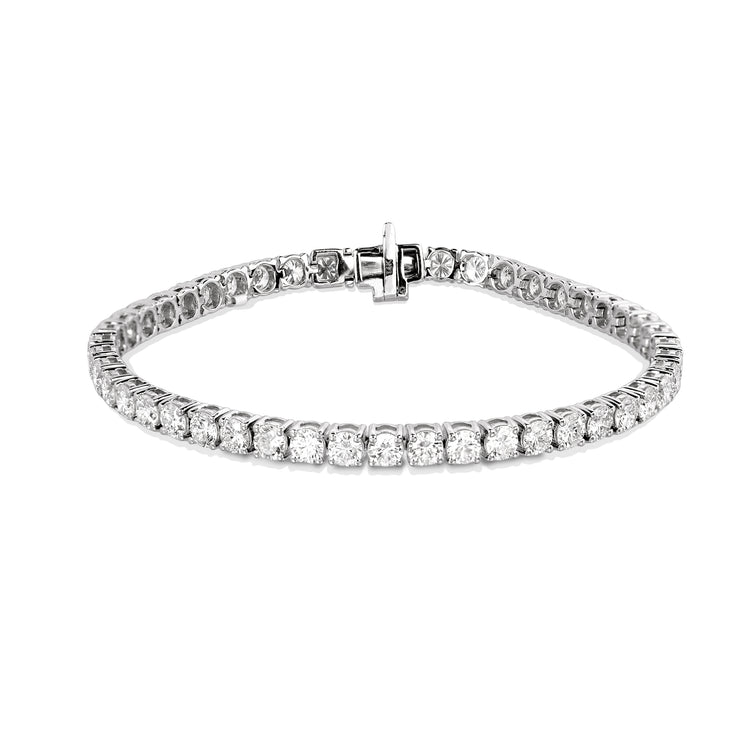 14kw 7.03ctw Lab Diamond Tennis Bracelet