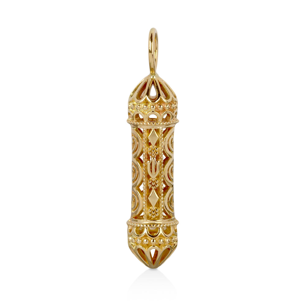 14ky Custom Mezuzah Pendant