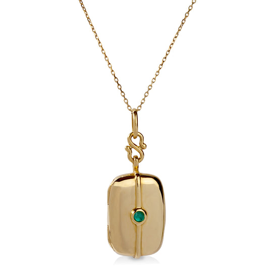18ky "Skye" Emerald Locket