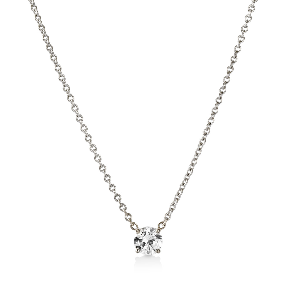 14kw .60ct Floating Diamond Necklace