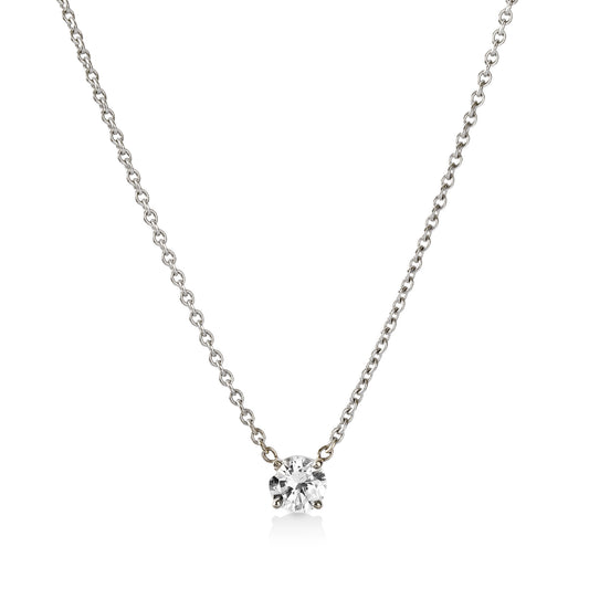 14kw .60ct Floating Diamond Necklace