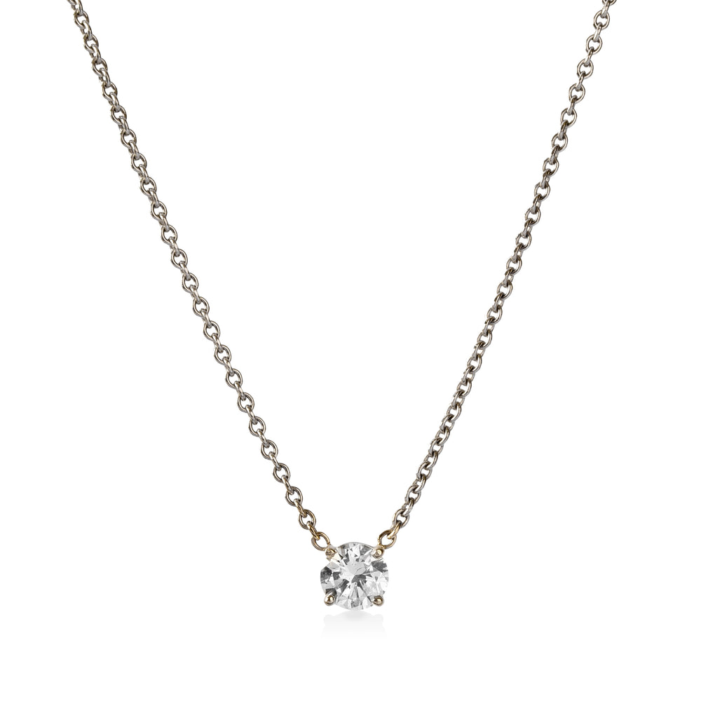 14kw .60ct Floating Diamond Necklace