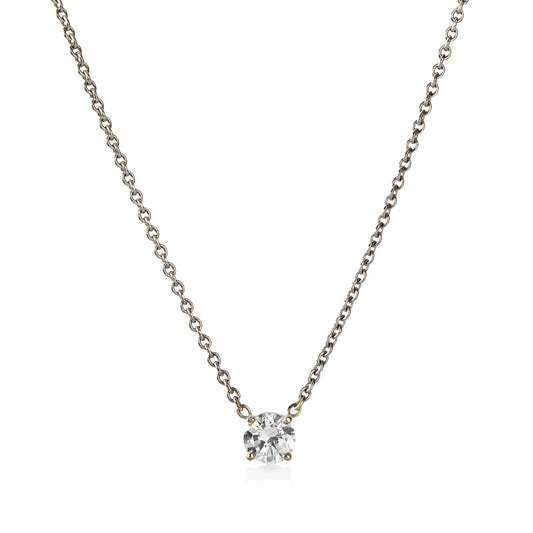 14kw .60ct Floating Diamond Necklace