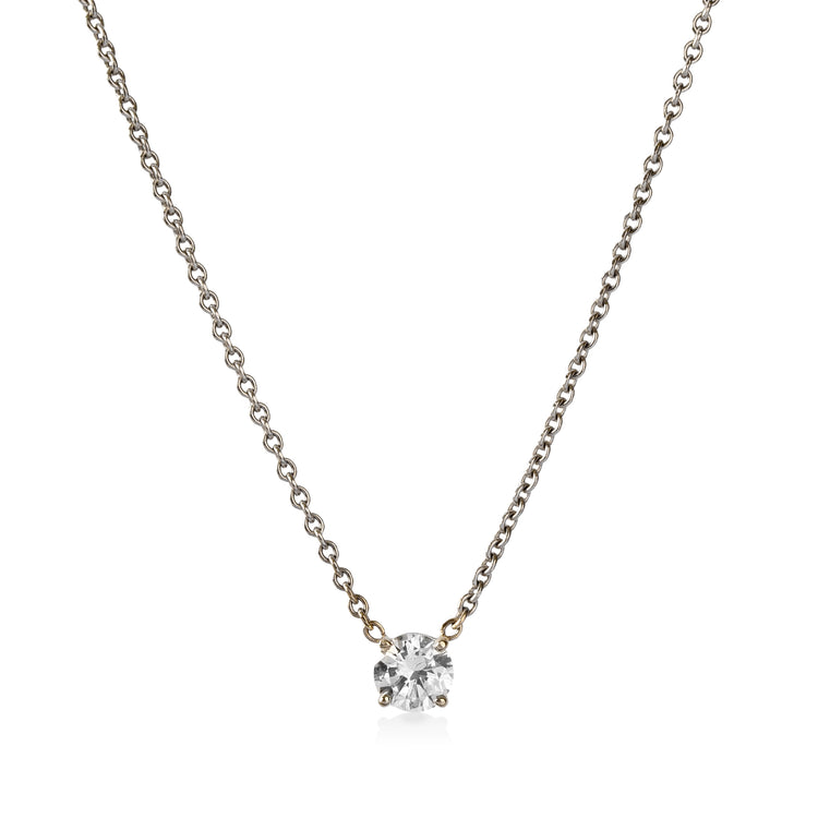 14kw .60ct Floating Diamond Necklace