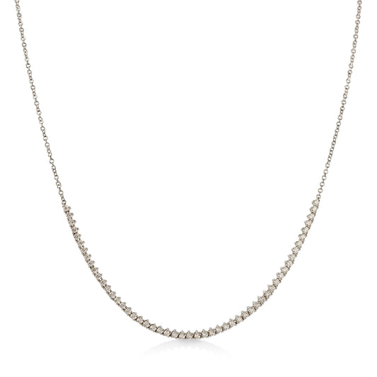 14kw .65ctw Diamond Segment Necklace
