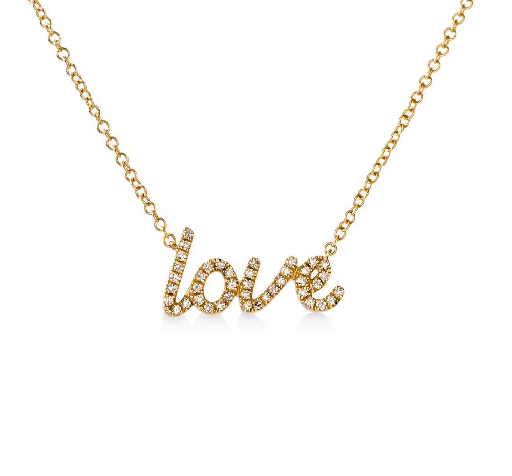 14ky .12 Love Diamond Necklace