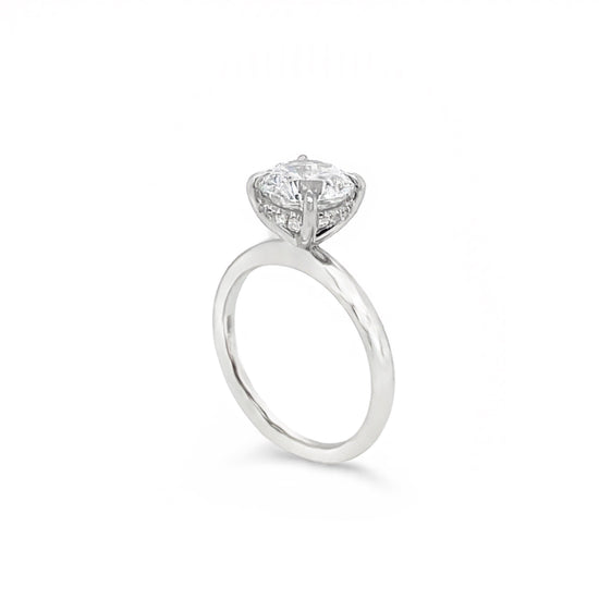 Platinum Solitaire with Hidden Halo