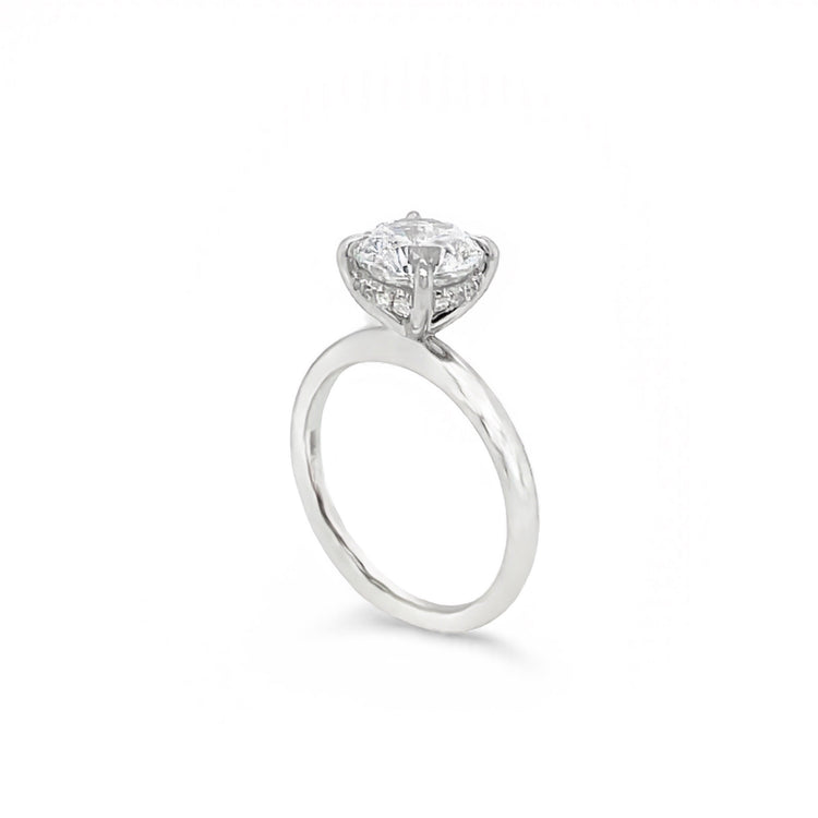 Platinum Solitaire with Hidden Halo