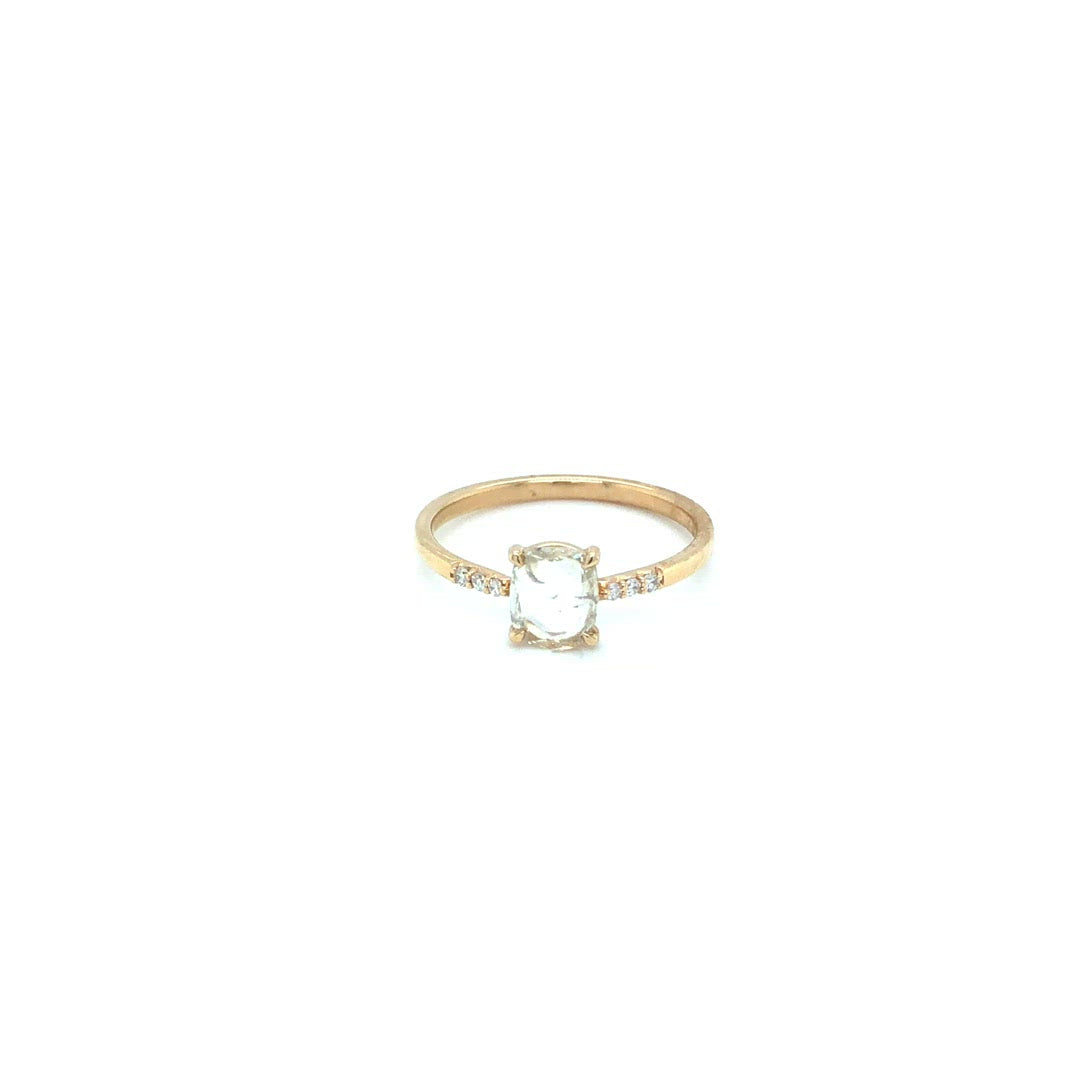 .49ct "Amry" Oval Rose-Cut Ring