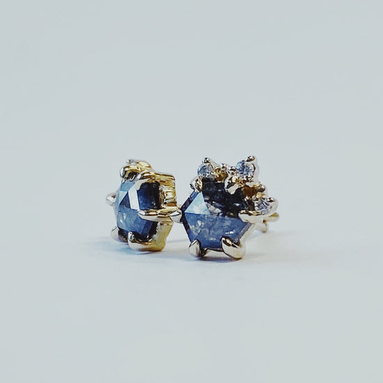 0.58ct 14ky Hexagon 