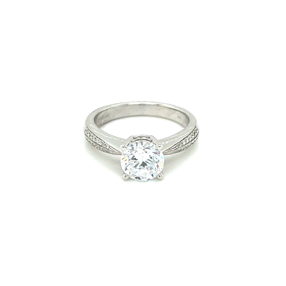 Vintage-Ispired Zeghani 14kw Pave Ring