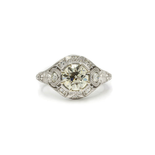 1.54ct Vintage-Inspired Jolie Diamond Ring