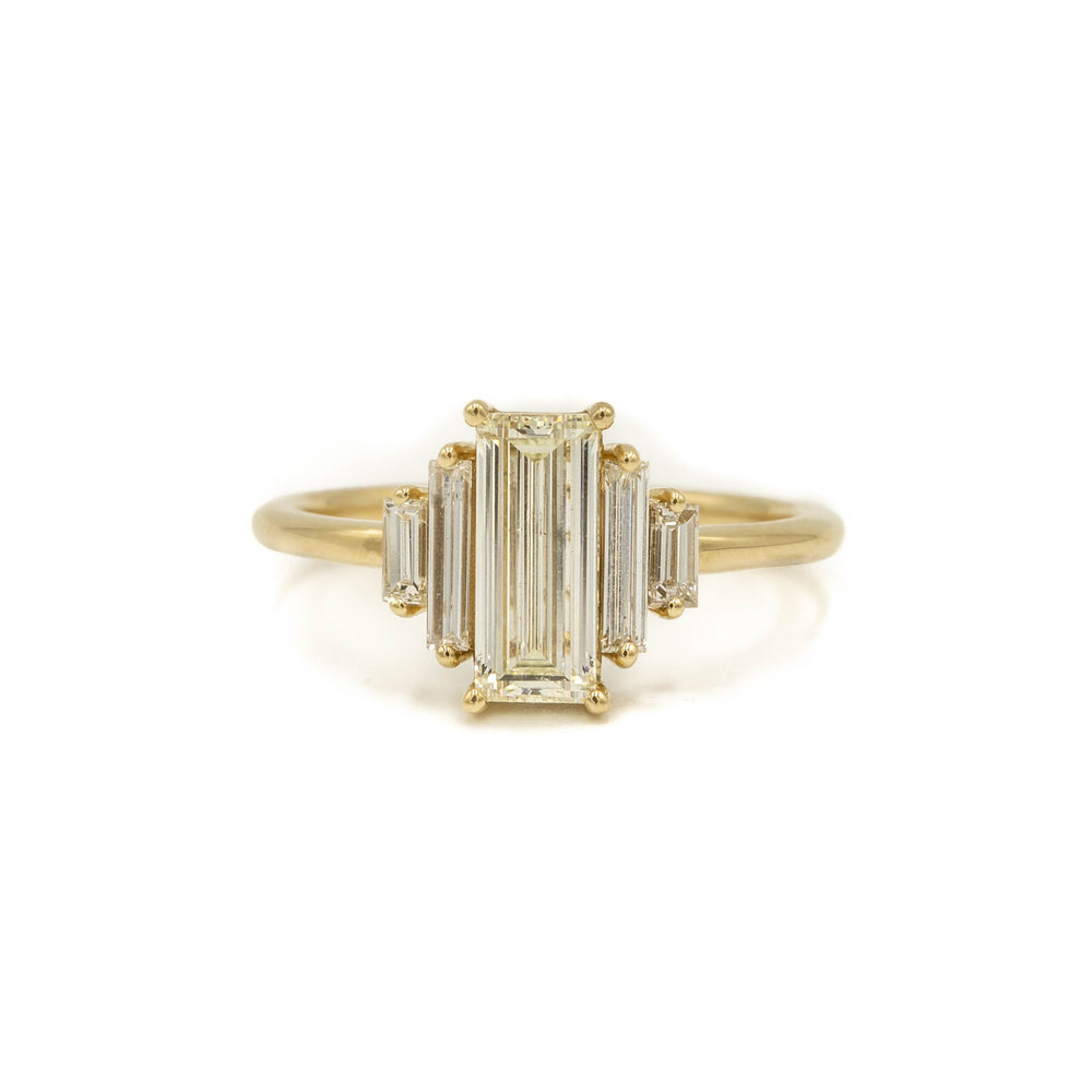 1.03ct Five-Stone Baguette Diamond Ring