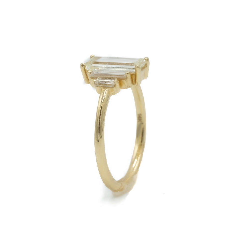 1.03ct Five-Stone Baguette Diamond Ring