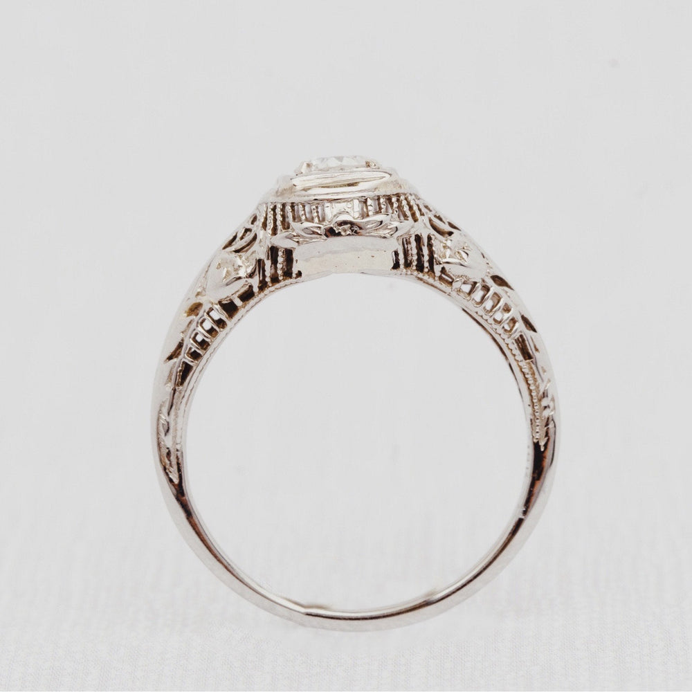 Vintage Filigree Diamond Ring