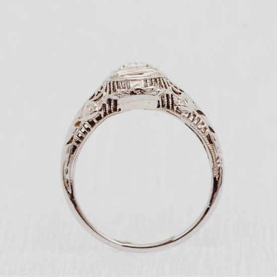Vintage Filigree Diamond Ring