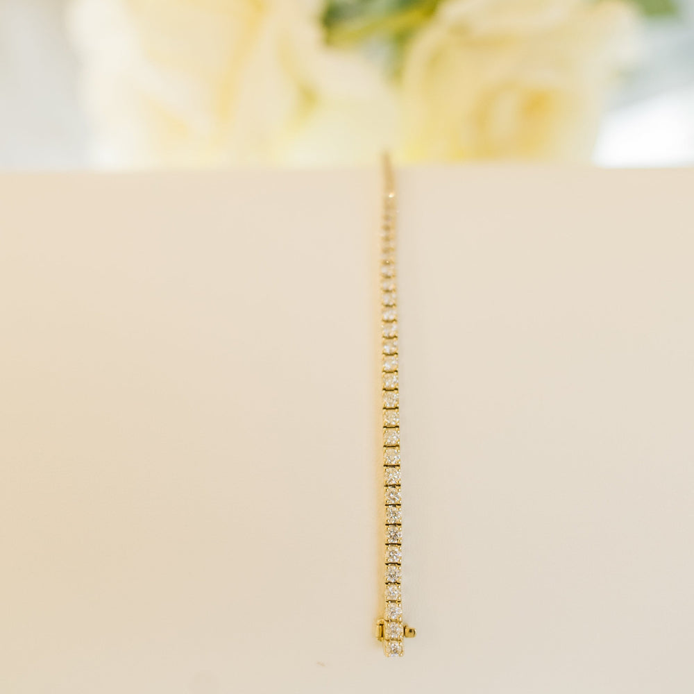 14ky 2.0ctw Diamond Tennis Bracelet by Facet Barcelona
