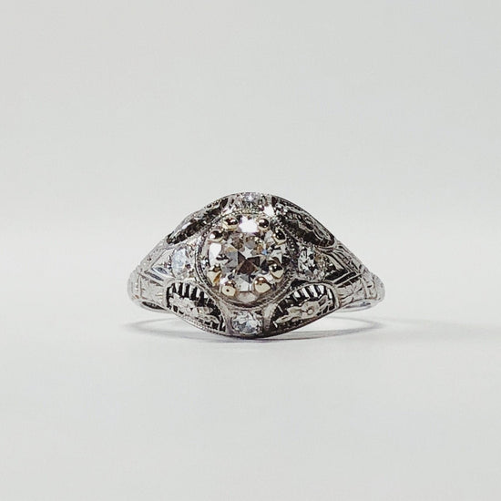 .60ct Edwardian Platinum Diamond Ring