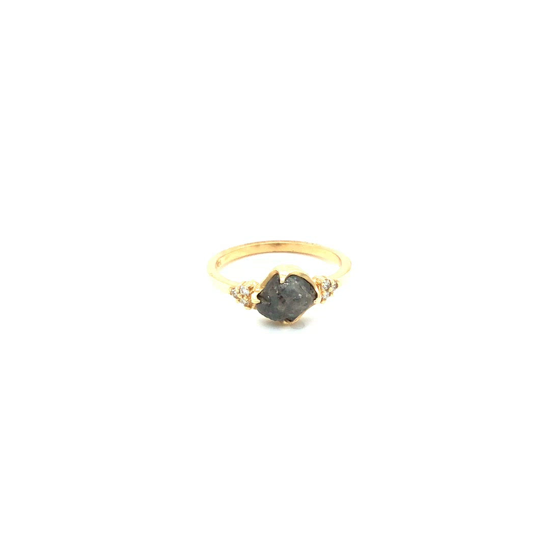 2.08ct Galaxy Rough Diamond Ring