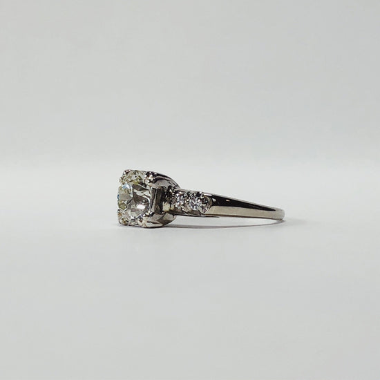 4-Prong 1.51ct Diamond Vintage Ring