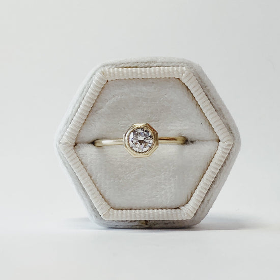 .48ct Octagon Bezel in 14k Yellow Gold