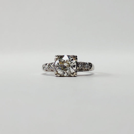 4-Prong 1.51ct Diamond Vintage Ring4-Prong 1.51ct Diamond Vintage Ring