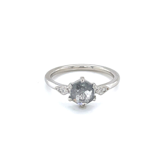 .97ct Hex-Shaped "Sasha"Diamond Ring