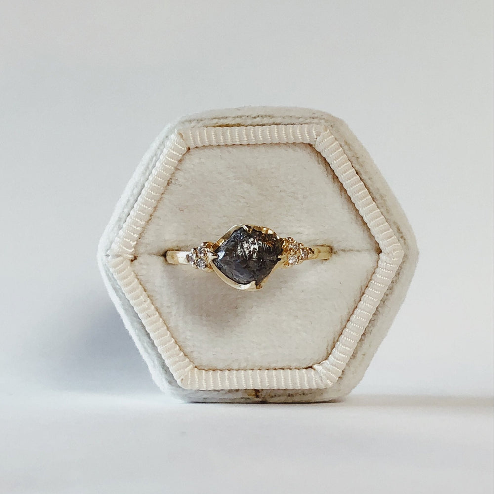 2.08ct Galaxy Rough Diamond Ring