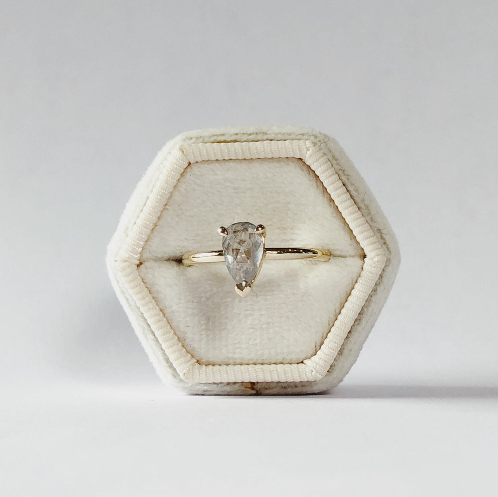 1.19ct 3-Prong Pear Solitaire Ring