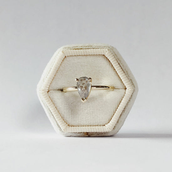 1.19ct 3-Prong Pear Solitaire Ring